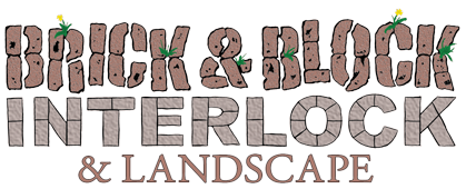 Brick & Block Interlock And Landscape Logo